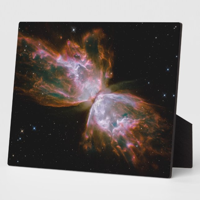 Butterfly Nebula 10x8 Space Photo Plaque (Side)