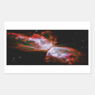 Butterfly Nebula in Scorpius Constellation Rectangular Sticker
