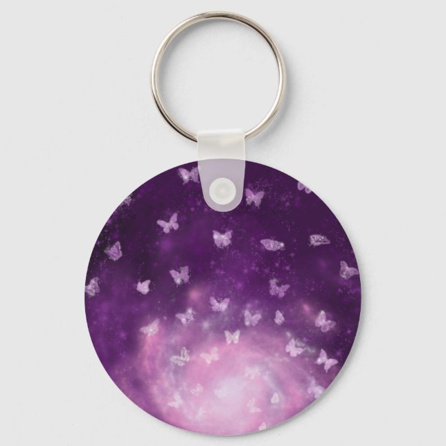 Butterfly Nebula Keychain (Front)