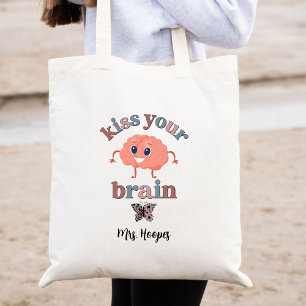 Butterfly Neurodivergent Personalised Teacher Gift Tote Bag
