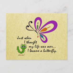 Butterfly New Beginnings Postcard