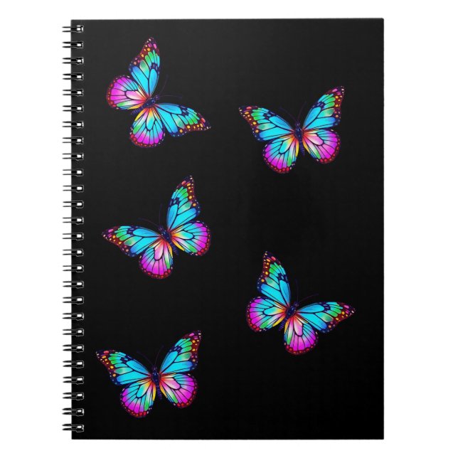 Butterfly Notebook Black (Front)