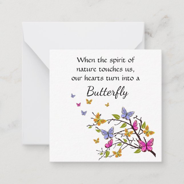 Butterfly notecard (Front)