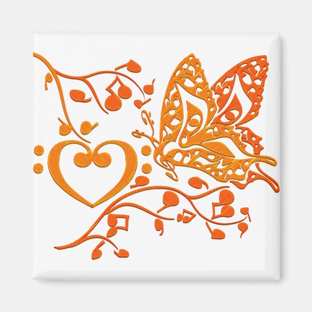 Butterfly_Notes Magnet (Front)