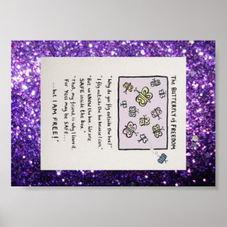 Butterfly of Freedom Poster