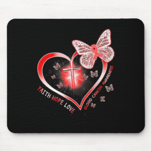 Butterfly Of Hope Faith And Love For Blood Cancer Mouse Pad