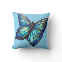 Butterfly on aqua