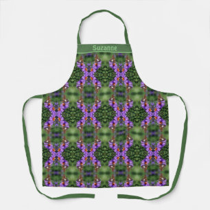 Butterfly On Aster Flower Personalised Apron