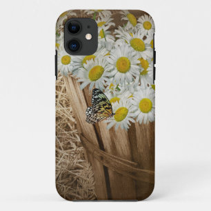 Butterfly on Daisy Case-Mate iPhone Case