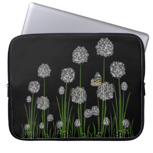 Butterfly On Dandelions  Laptop Sleeve