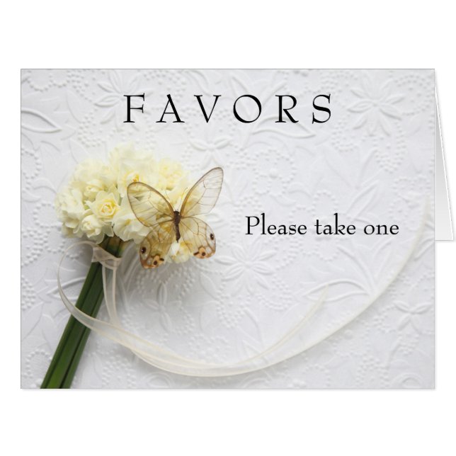 Butterfly on flower bouquet (Front Horizontal)