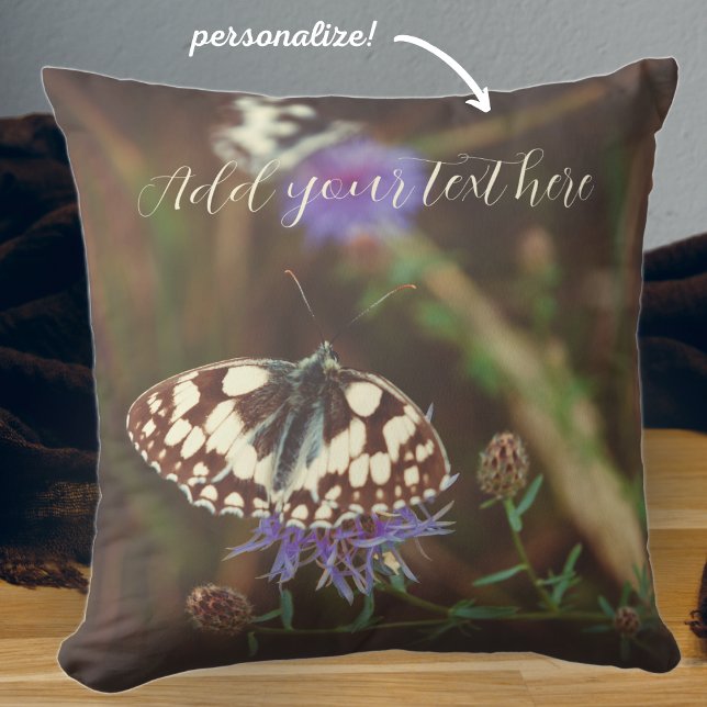Butterfly on flower cushion (Creator Uploaded)