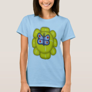 Butterfly on flower T-Shirt