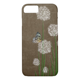 butterfly on fluff Case-Mate iPhone case