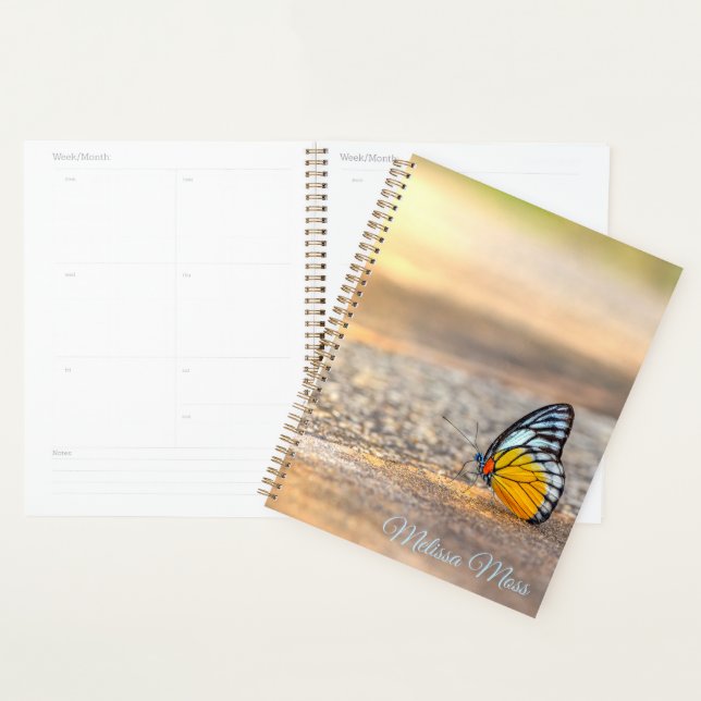 Butterfly on The Beach *Personalise* Planner (Display)