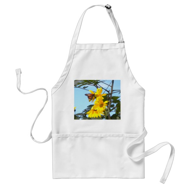 Butterfly on the sunflower apron (Front)