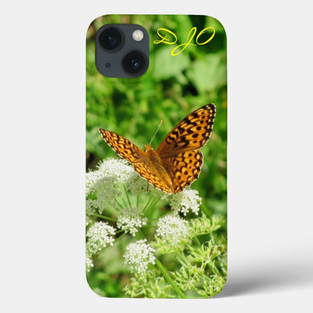 Butterfly On White Flowers Case-Mate iPhone Case (Back)