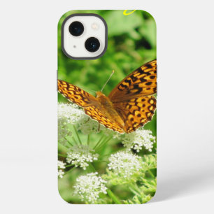 Butterfly On White Flowers iPhone 13 Case