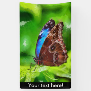 Butterfly painting banner