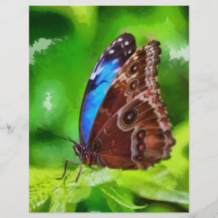 Butterfly painting flyer