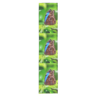 Butterfly painting short table runner