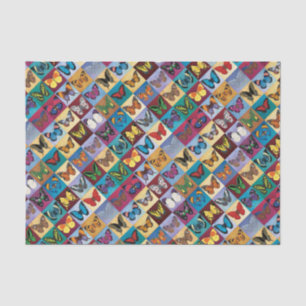 Butterfly Patchwork Tissue Paper