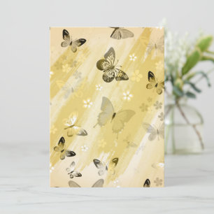Butterfly Pattern 10 Thank You Card