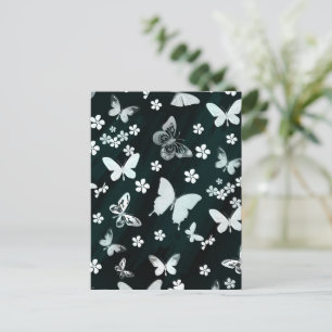 Butterfly Pattern 14 Holiday Postcard