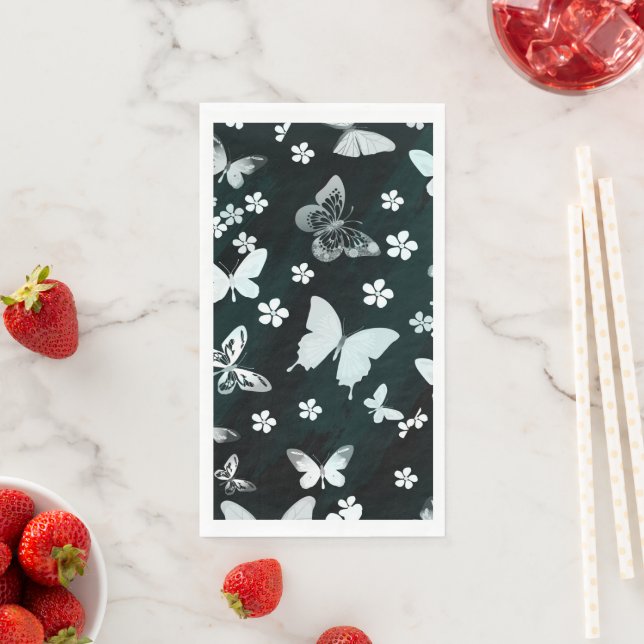 Butterfly Pattern 14 Napkin (Insitu)