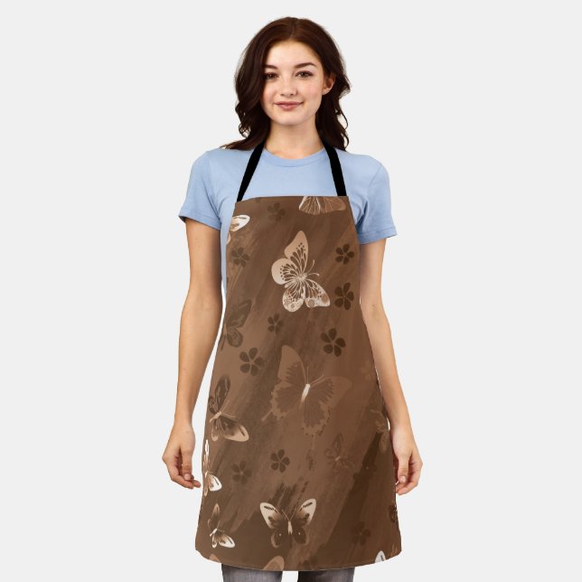 Butterfly Pattern 15 Apron (Worn)