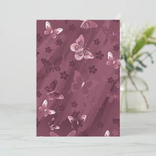 Butterfly Pattern 16 Card