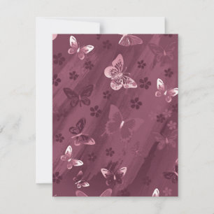 Butterfly Pattern 16 Card