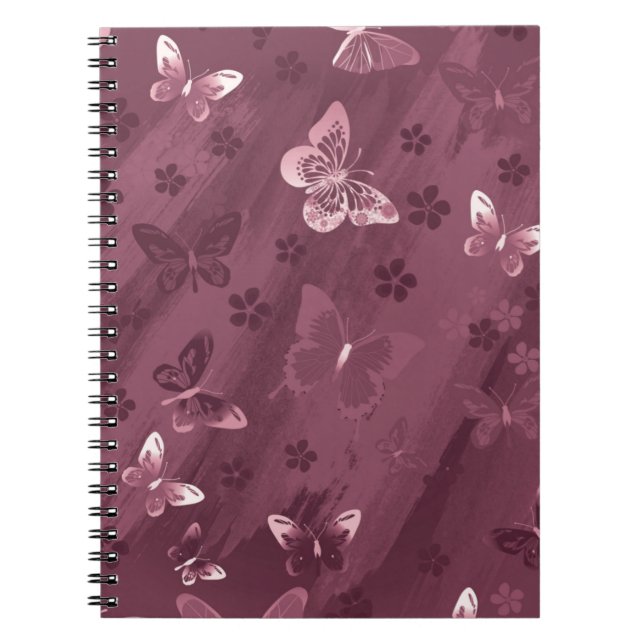 Butterfly Pattern 16 Notebook (Front)