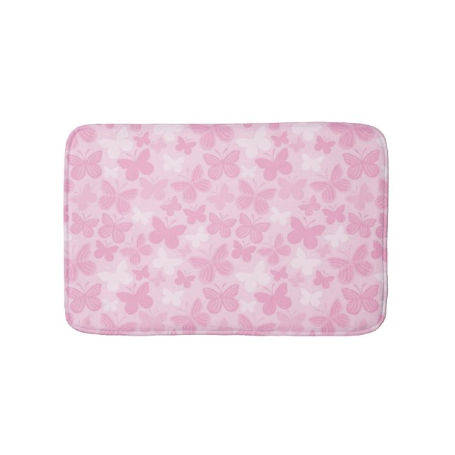 Butterfly pattern 2 bath mat (Front)