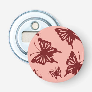 butterfly pattern 2 bottle opener