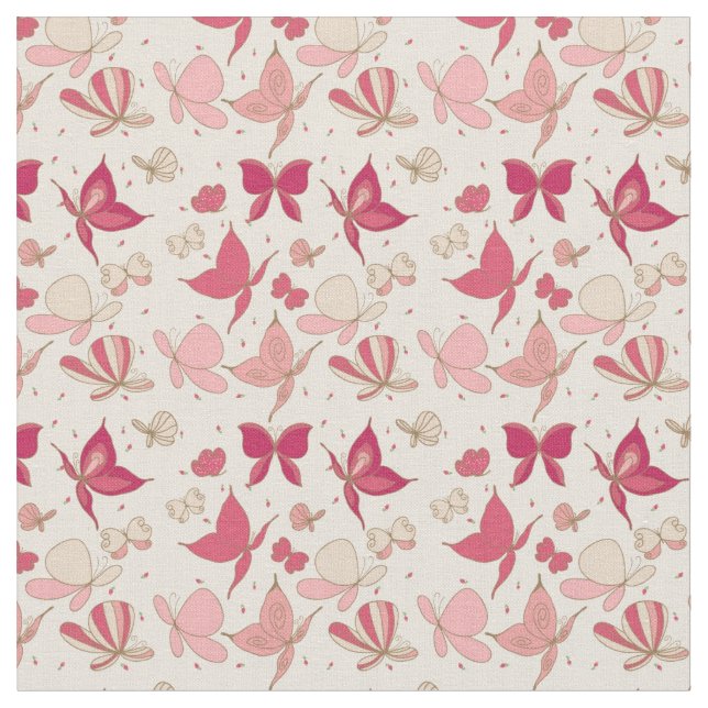 butterfly pattern 2 fabric (Close Up)