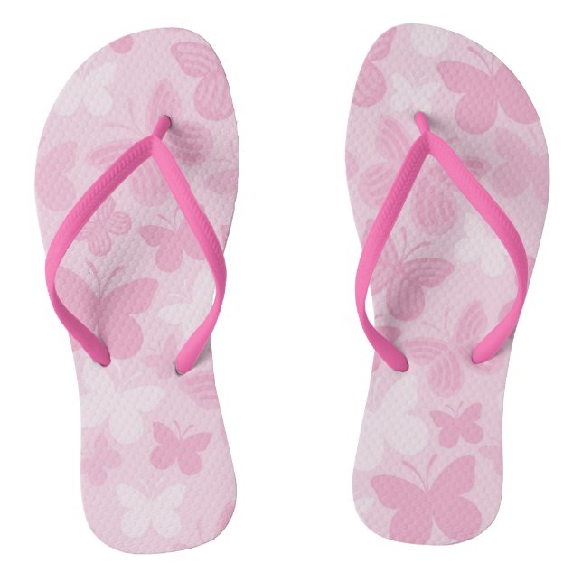 Butterfly pattern 2 jandals (Footbed)