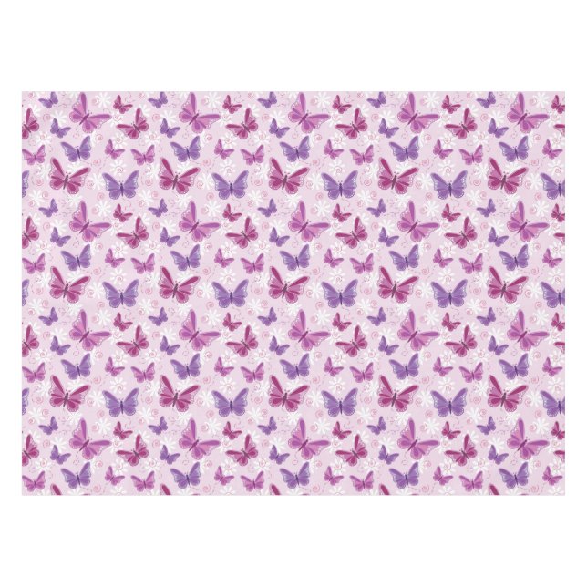 butterfly pattern 2 tablecloth (Front (Horizontal))