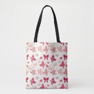butterfly pattern 2 tote bag