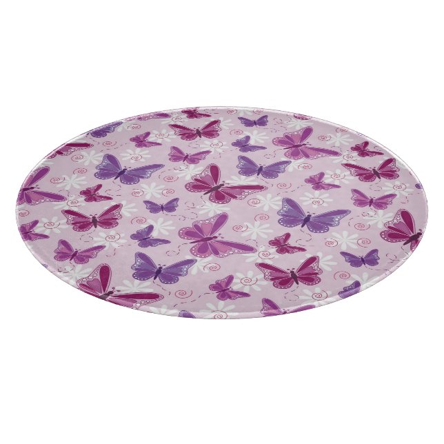 butterfly pattern 3 cutting board (Corner)