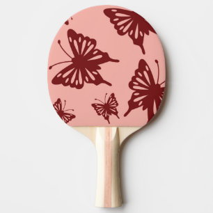 butterfly pattern 3 ping pong paddle