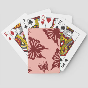 butterfly pattern 3 playing cards