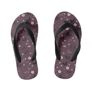 Butterfly Pattern 5 Kid's Jandals