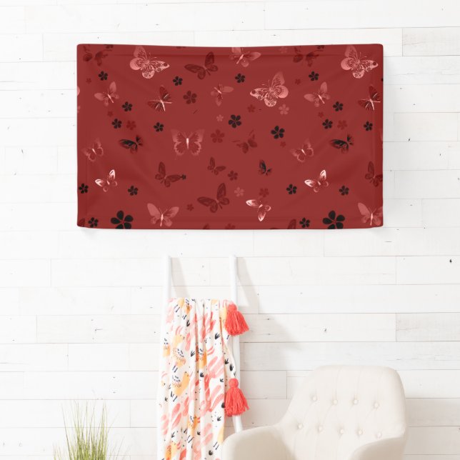 Butterfly Pattern 6 Banner (Insitu)