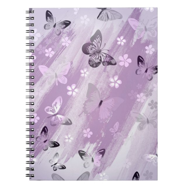 Butterfly Pattern 8 Notebook (Front)