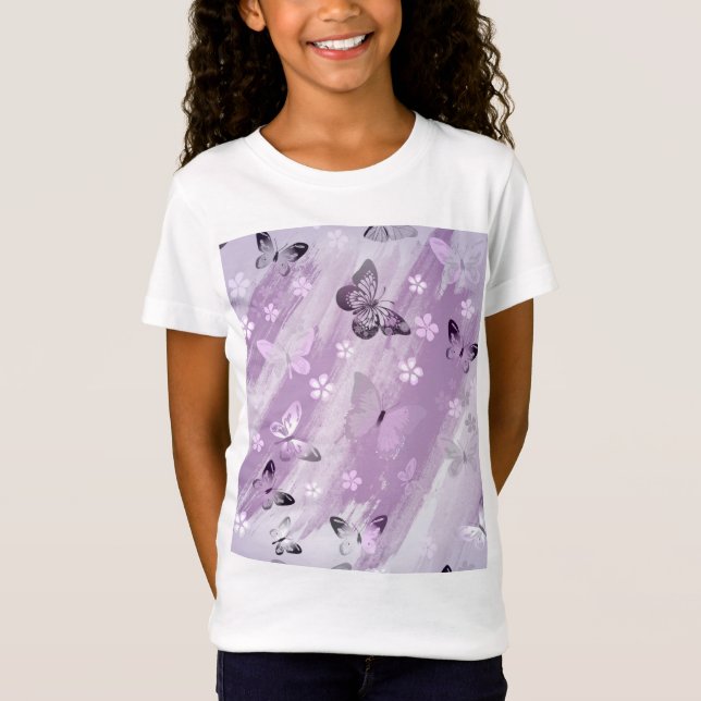 Butterfly Pattern 8 T-Shirt (Front)