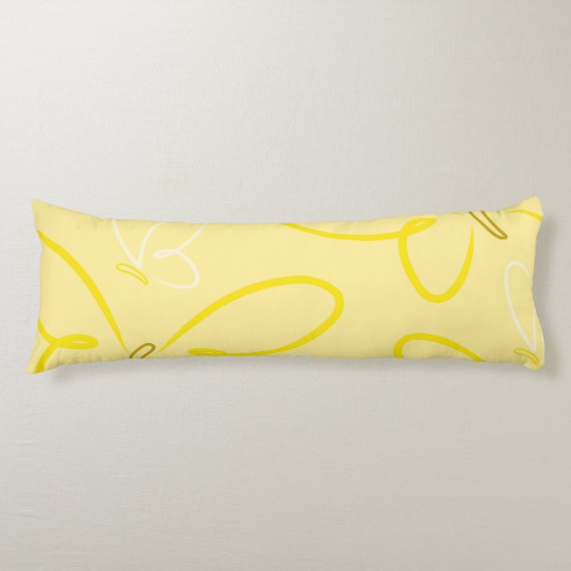 Butterfly pattern body cushion (Front)