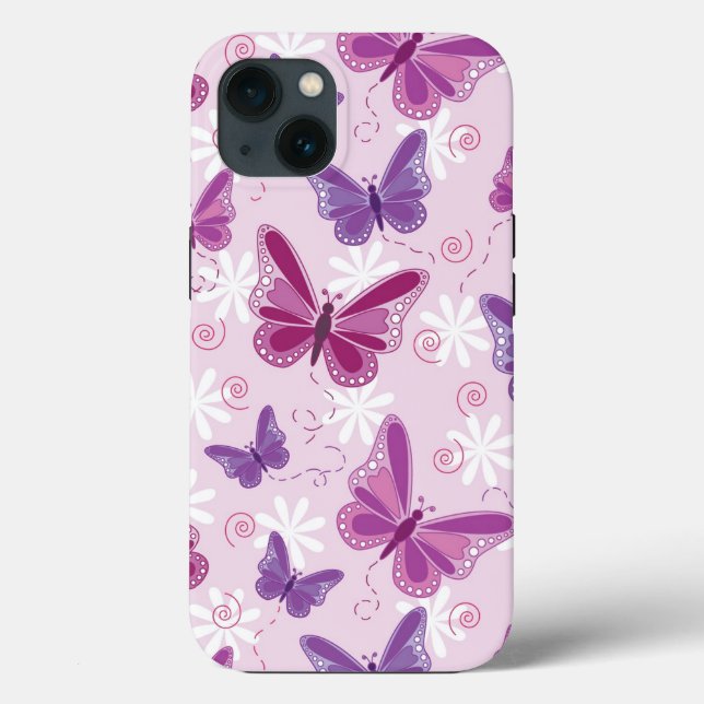 butterfly pattern Case-Mate iPhone case (Back)