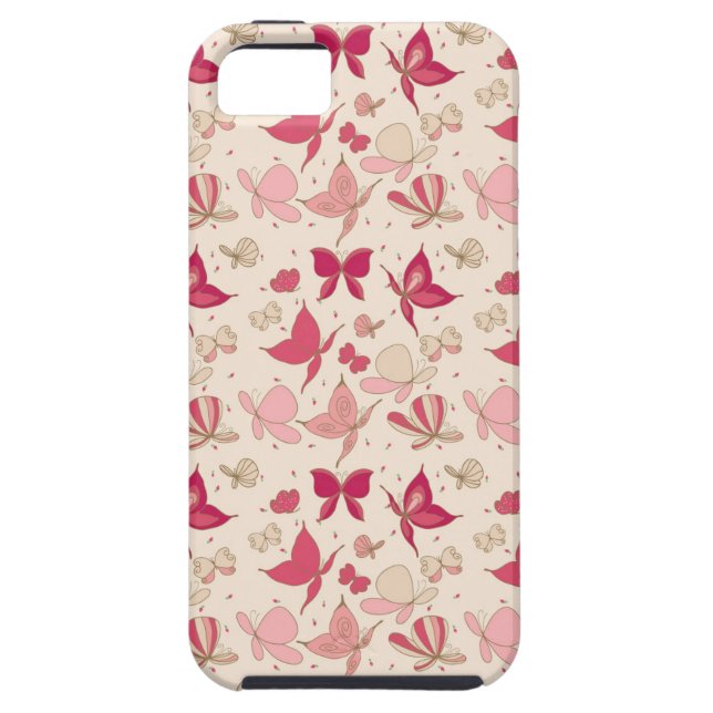 butterfly pattern Case-Mate iPhone case (Back)