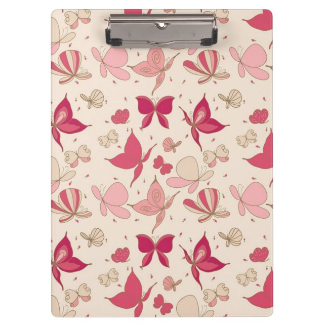 butterfly pattern clipboard (Front)